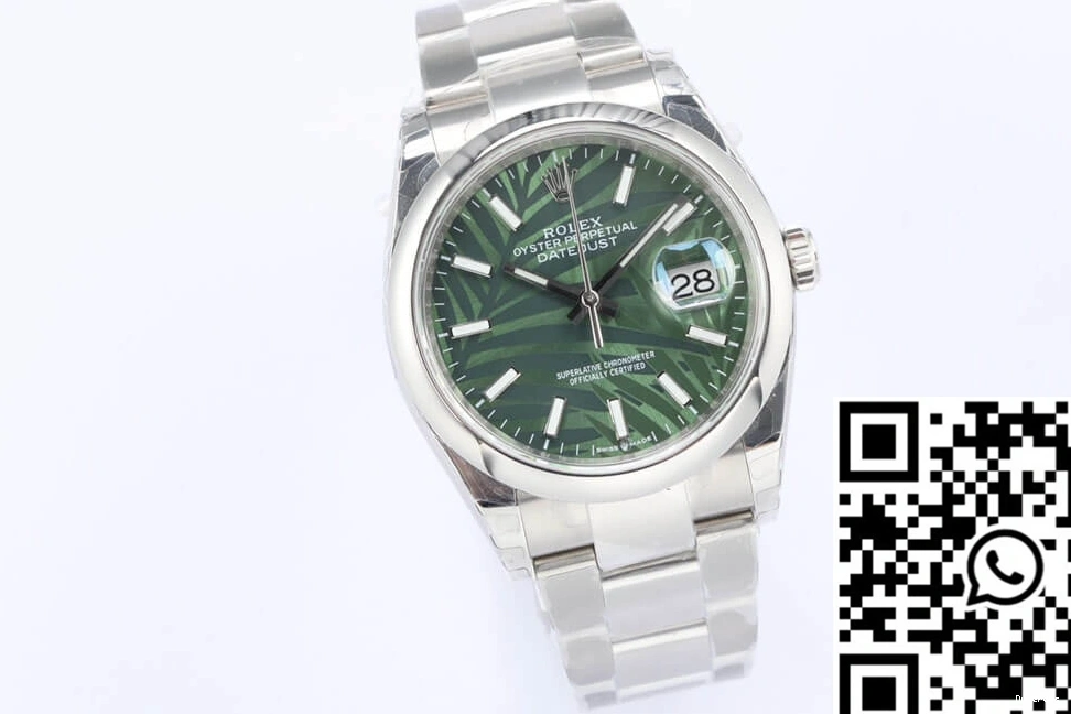 Dial Palm Green Leaf Olive EW Factory Datejust Pattern M126200-0020 Rolex 0512